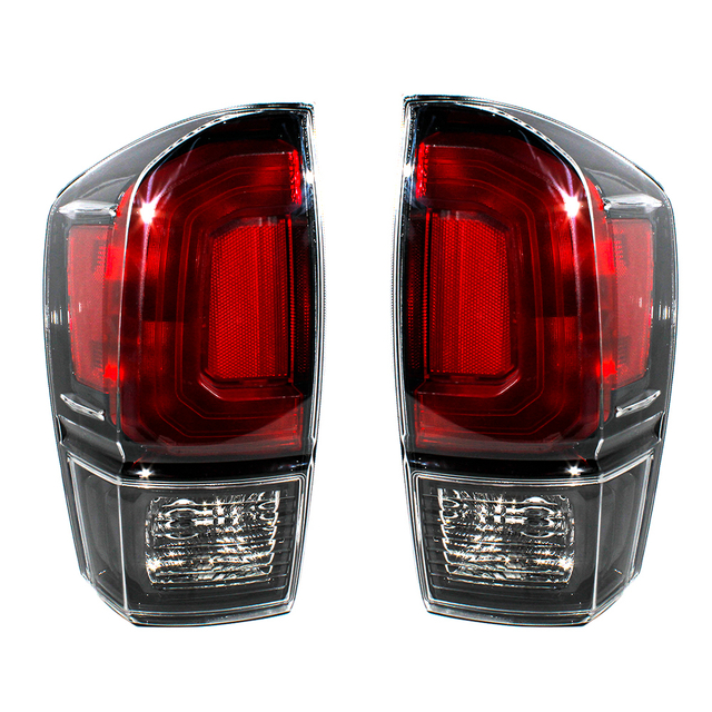 Задний стоп-сигнал для Toyota Tacoma 2016 2017 2018 2019/черный-красный 8155004200 TO2801201 8156004200 TO2800201