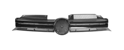 Решетка для VW Golf 6 GTI 2009-2013, передняя решетка