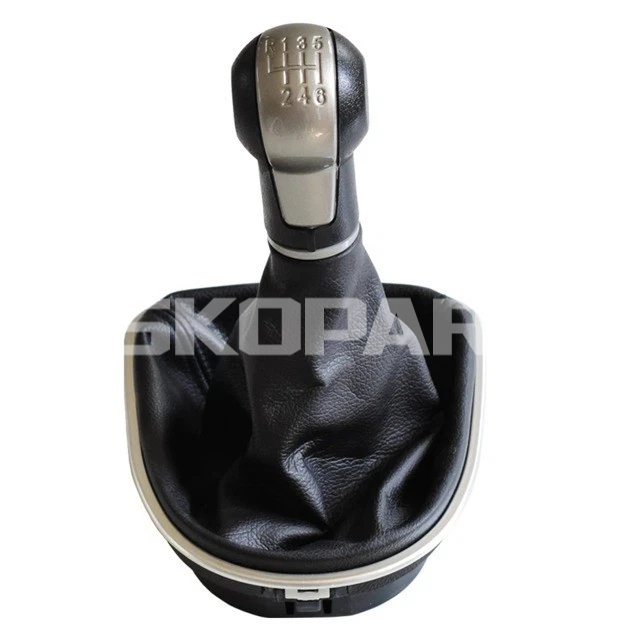 Ручка переключения передач для сиденья Toledo Mk3 2004-2009 6 Speed ​​Head Ball Shifter+Boot